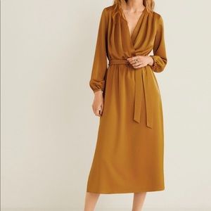 Satin tie dress- NEW WITH TAG